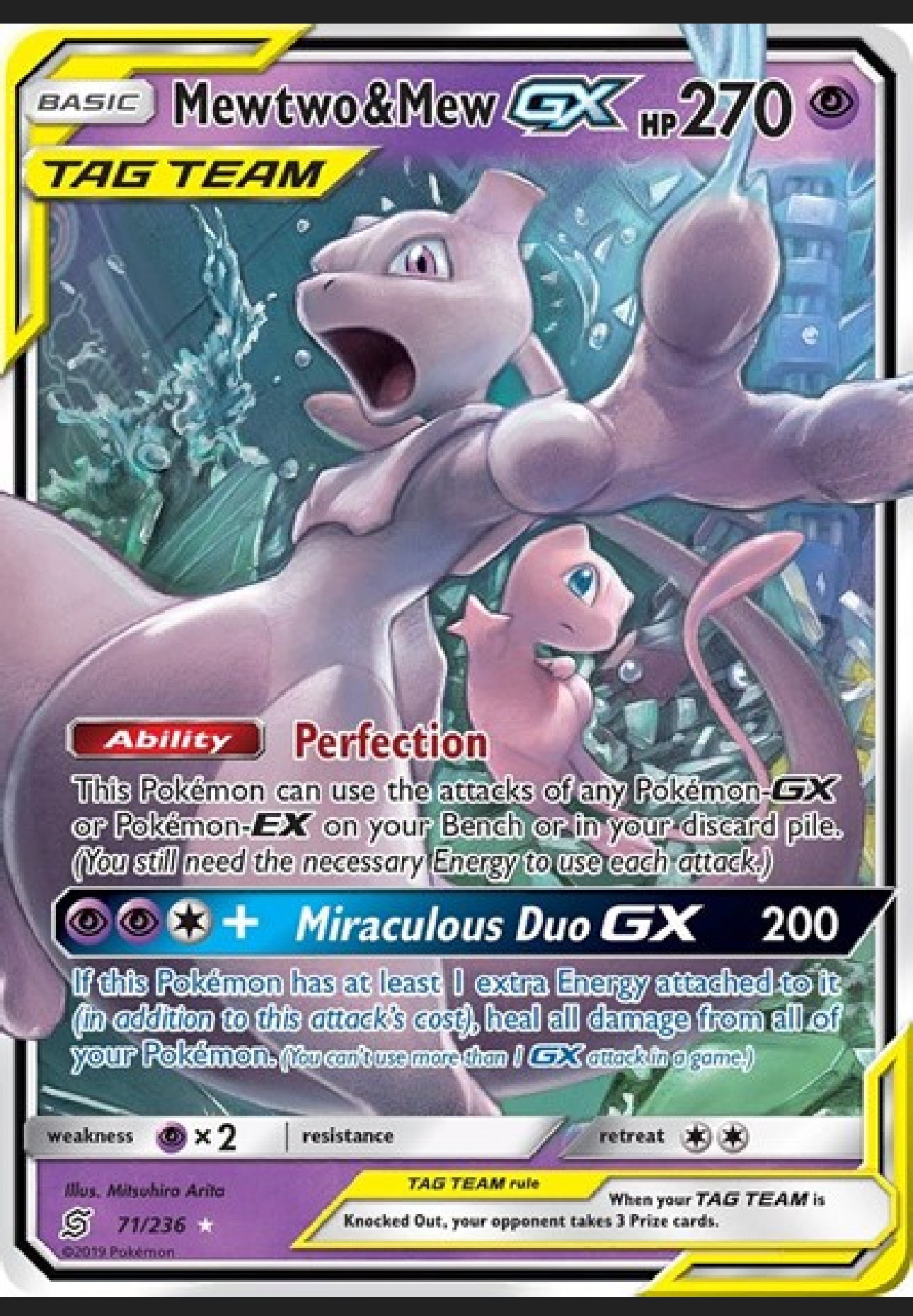 Mewtwo & Mew GX