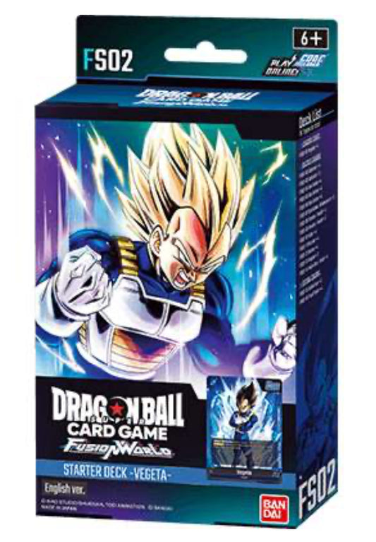 Dragon Ball Super Trading Card Game Fusion World Vegeta Starter Deck FS02