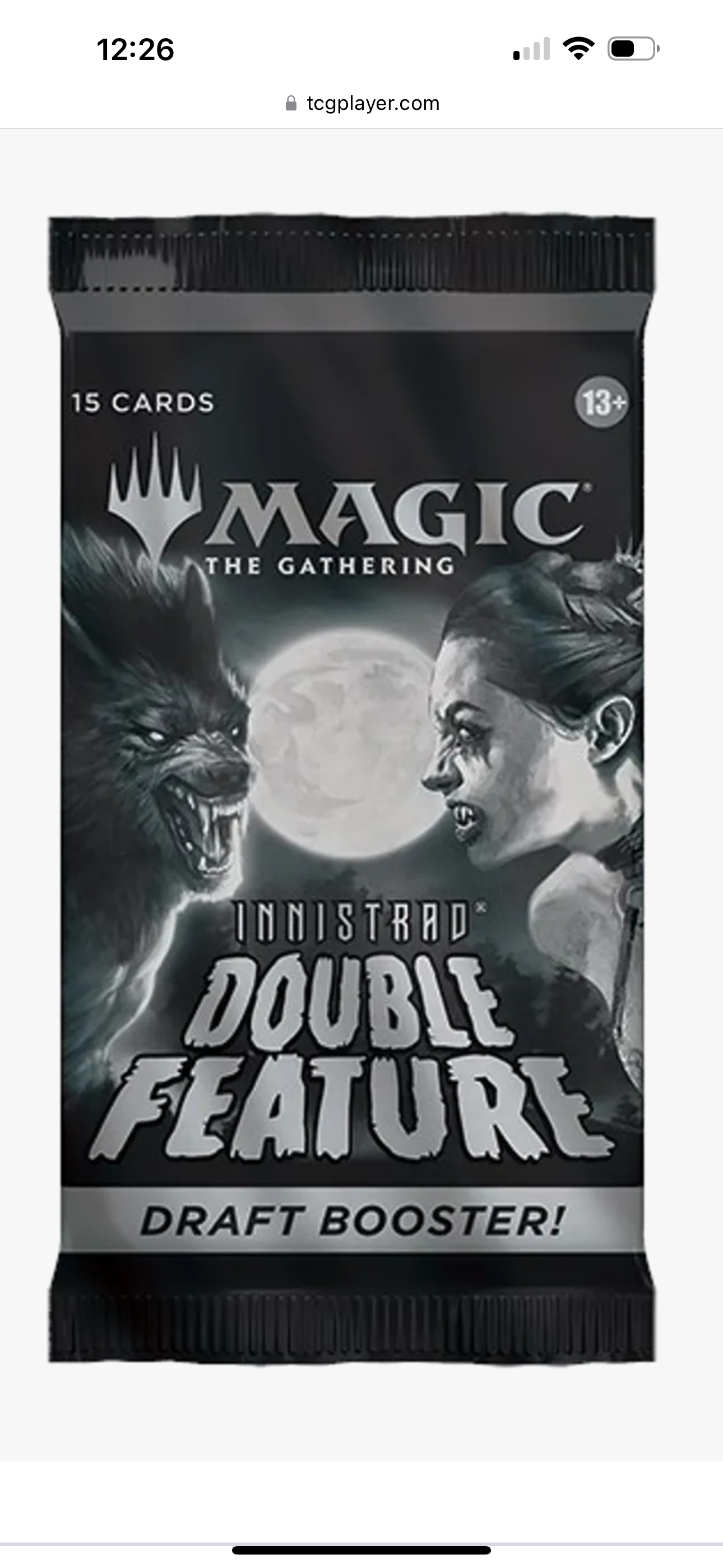 Innistrad: Double Feature - Draft Booster Pack