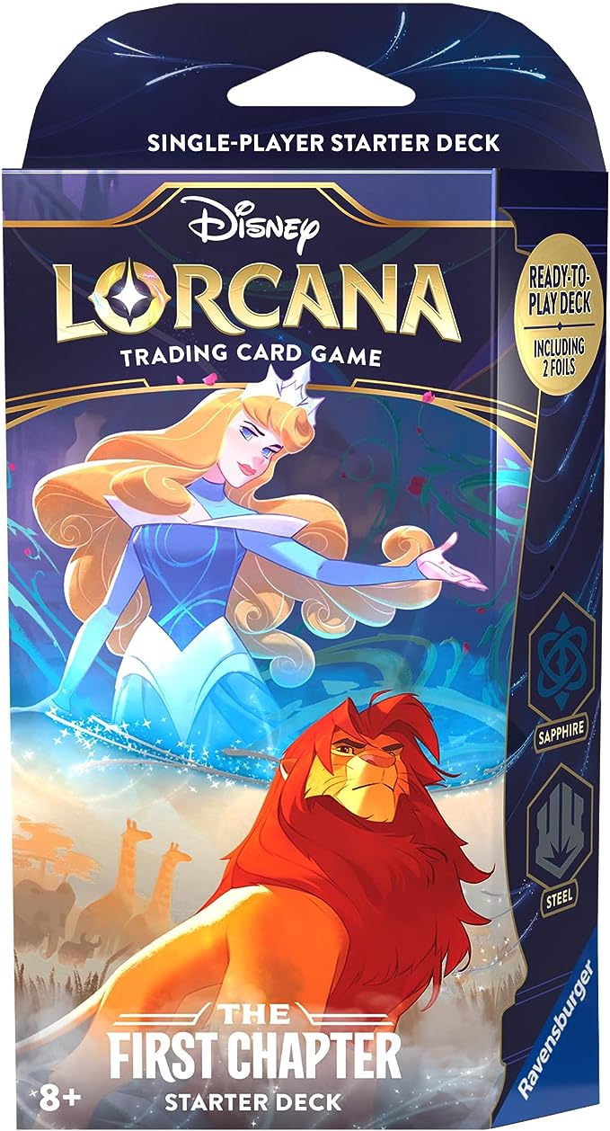 Ravensburger Disney Lorcana: The First Chapter TCG Starter Deck Sapphire & Steel